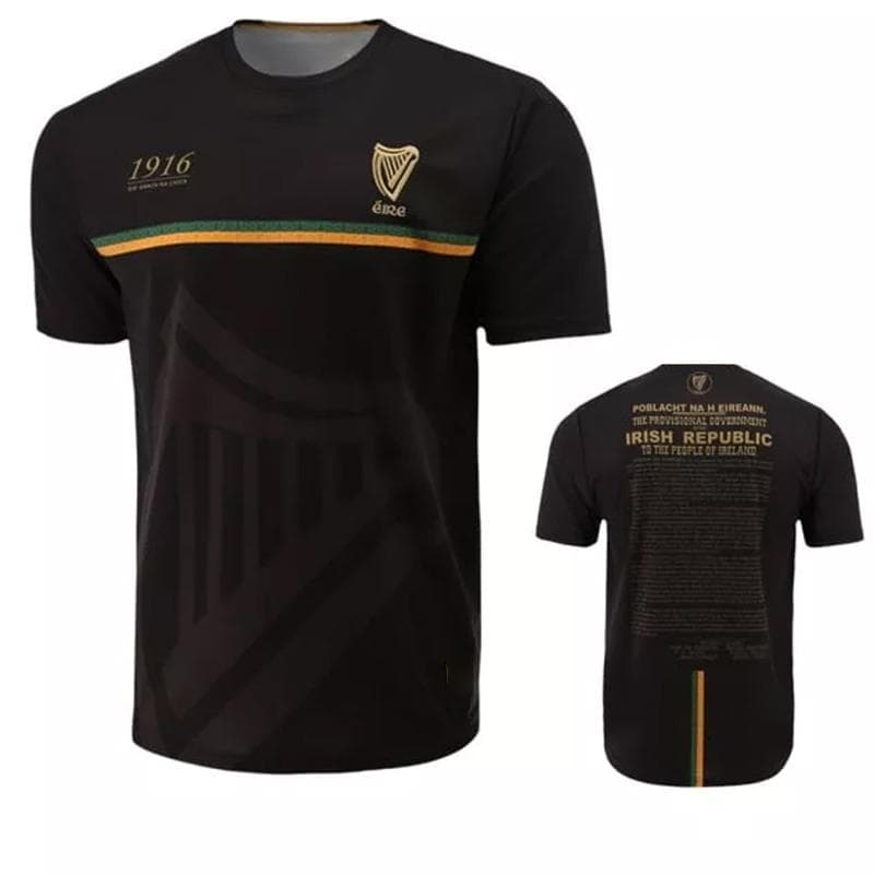1916 Commemoration Jersey 3D Printed Sports Football T-Shirt Collins Commemoration Jersey Ireland Men's Shirt Top Motocycle Tops 6XL