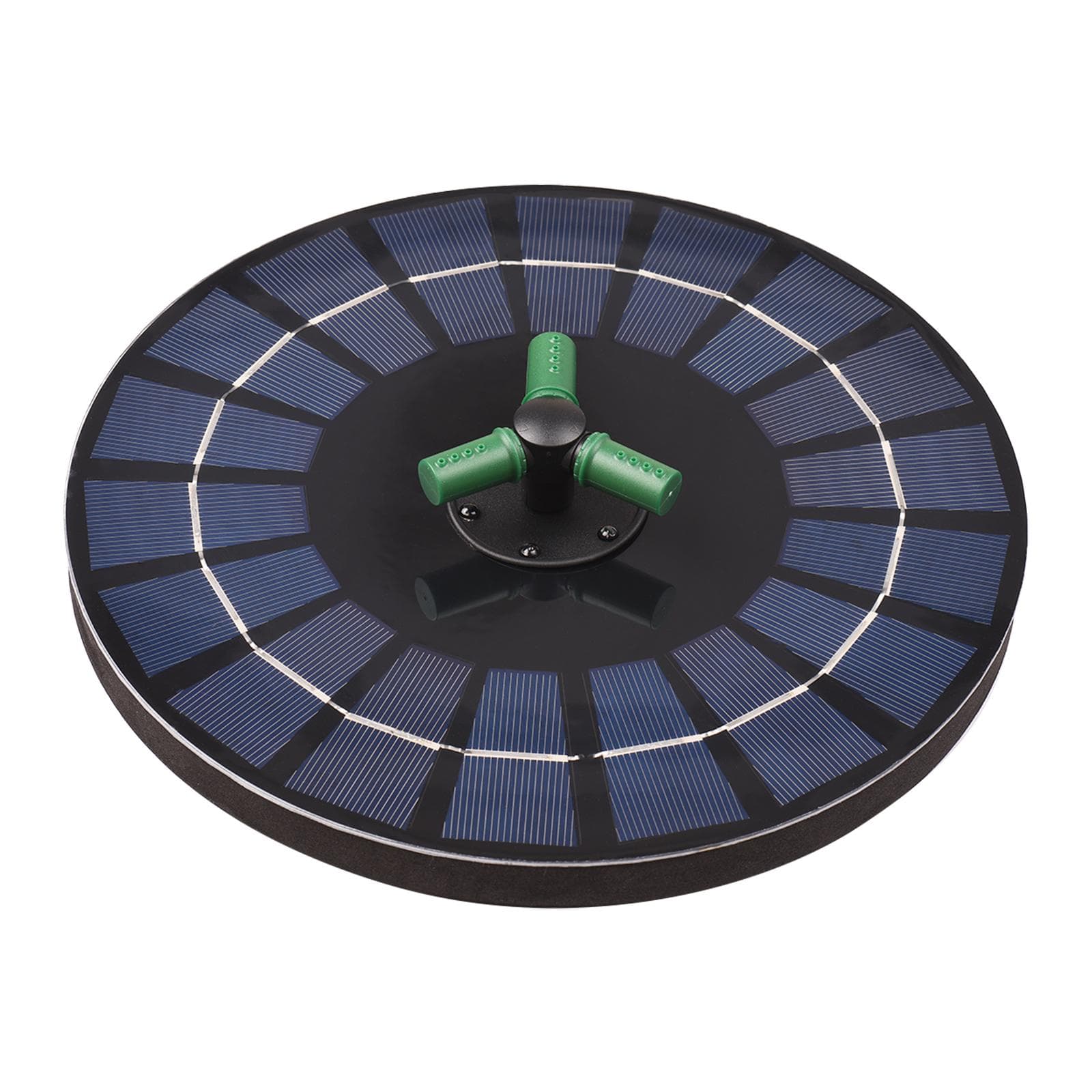 6W Colorful Solar Fountain Pump With 360 degrees Rotatable Nozzle RGB LED Light Solar Water Pump With black