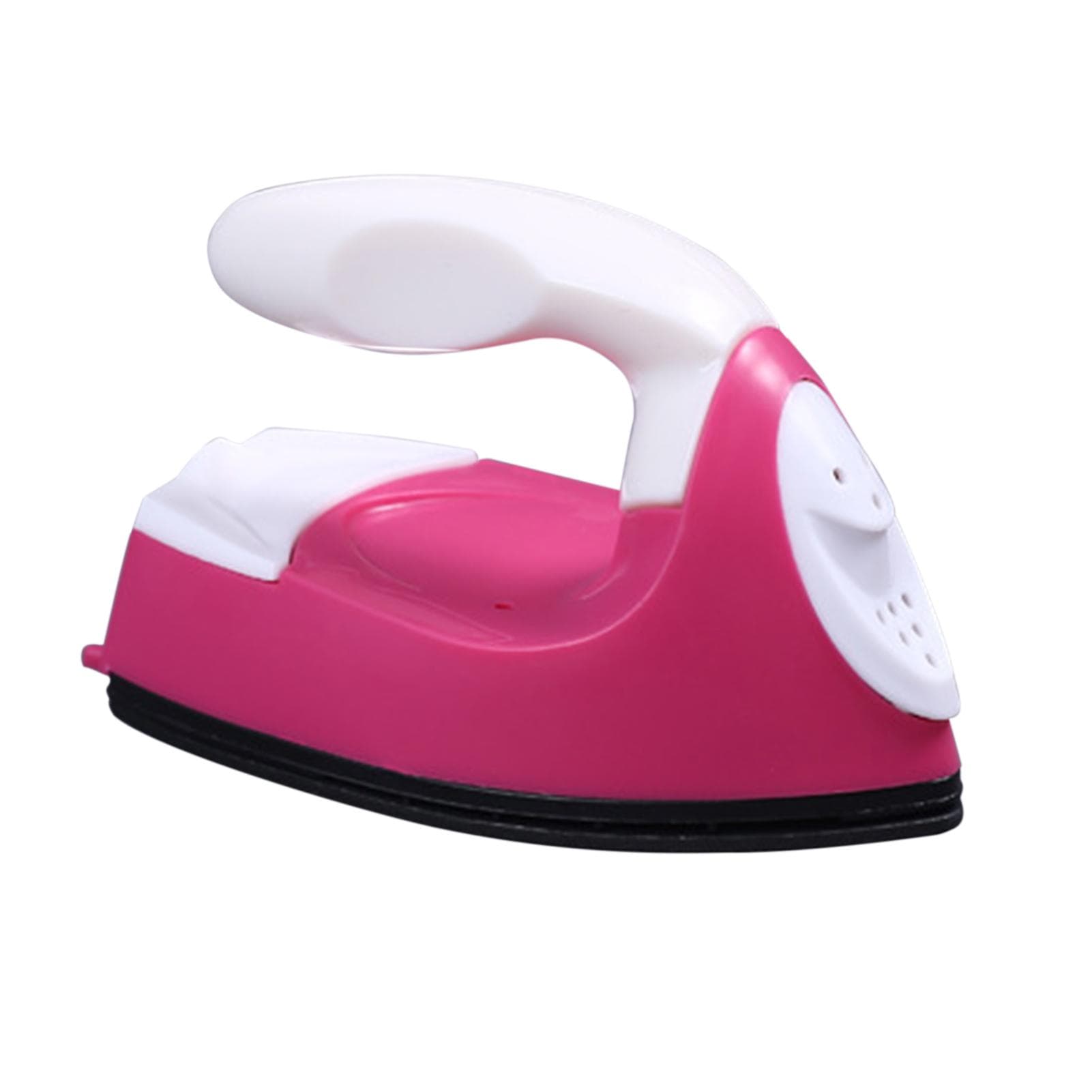 Mini Handheld Garment Iron Non-Stick Portable Electronic Iron for DIY Art and Craft with US Plug pink