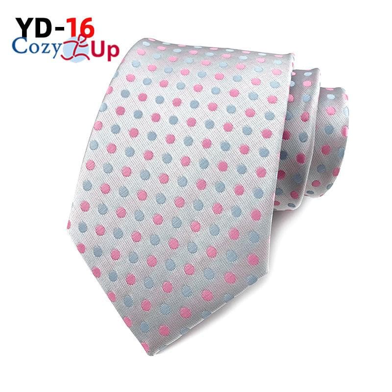 3.15 Fashion Wave Dot PaisleyTies Men Circle Dot Necktie for Wedding