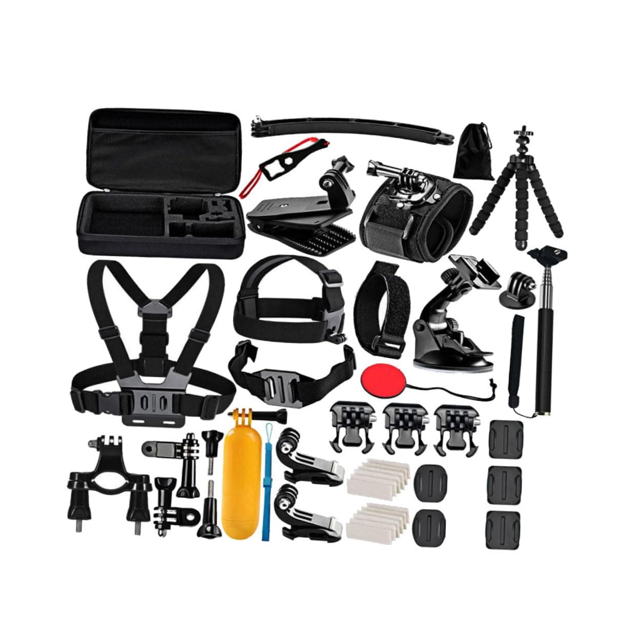 50 1 Accessories Action Camera Accessories Selfie Stick for Action Camera Outdoor Accessories Sport Accessories Floating Stick Sports Camera Tool black