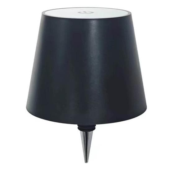 Wine Bottle Lamp Wireless Light USB Rechargeable Dimmable Touch Control Soft black