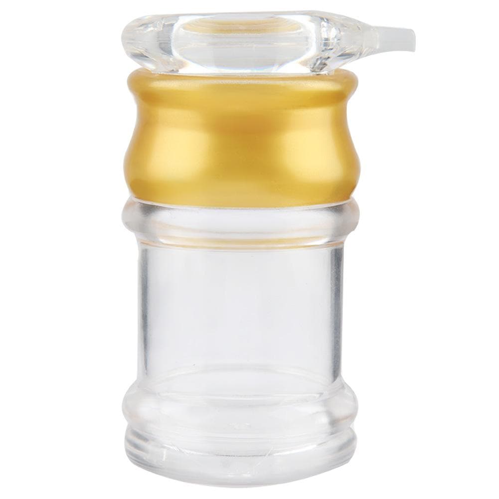 Acrylic Transparent and Gold Oil Bottle Liquid Seasoning Pot Soy Sauce Vinegar Pot Kitchen (XL) Medium 4.75L