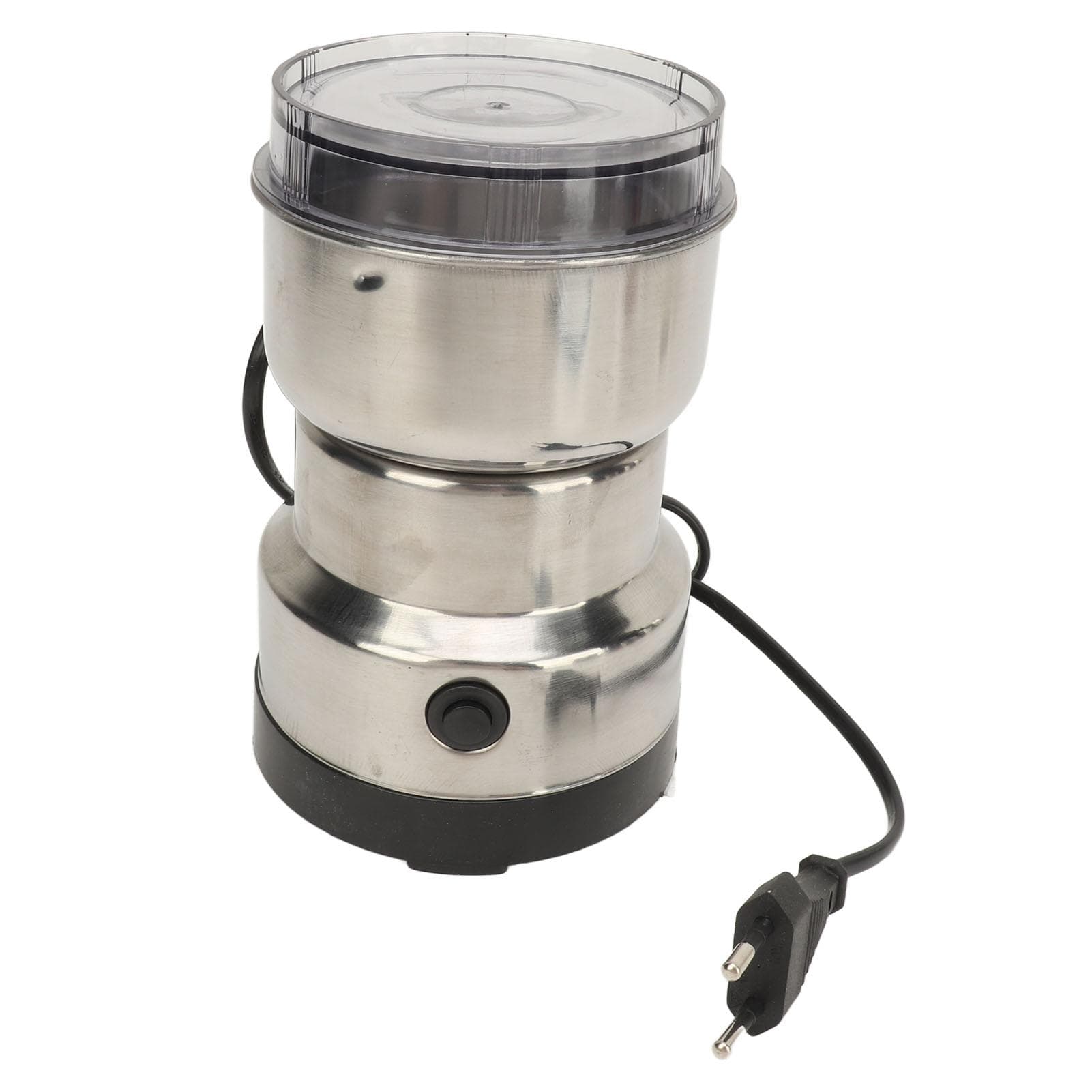 Electric Spice Grinder Stainless Steel   One Key Operation Mini Spice Grain Mill for Beans Spices