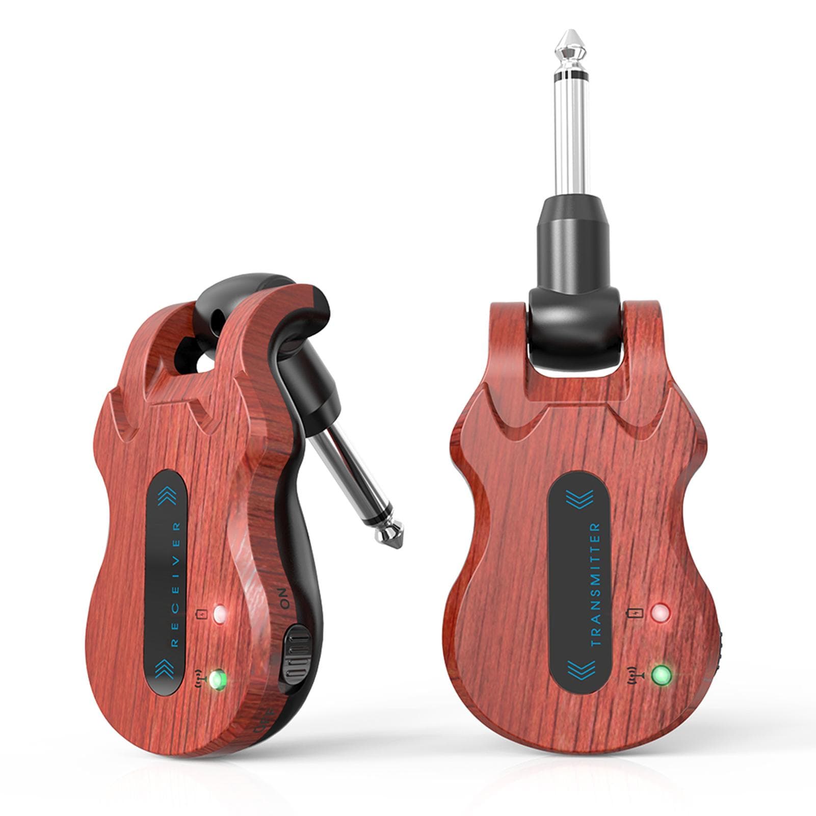 Wireless Guitar System Audio Digital Guitar Transmitter Receiver Builtin Rechargeable Battery 100
