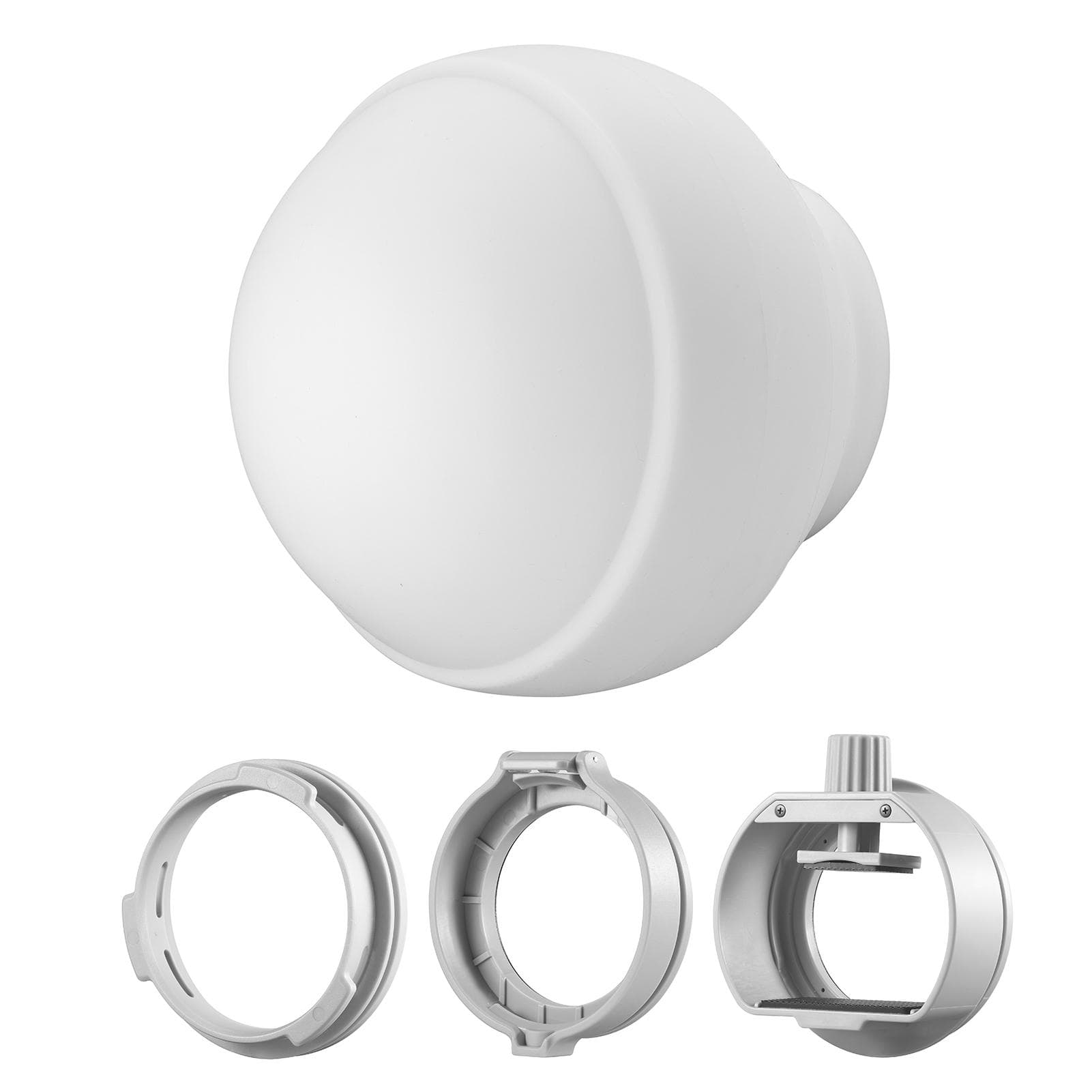 Godox ML-CD15 Diffuser Dome Kit with 3 Adapters for Photography Light Flash Studio Photography white