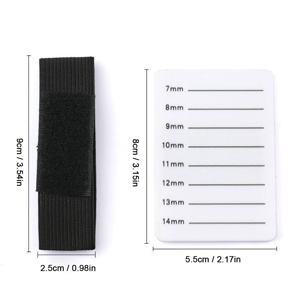 Eyelash Extension Supplies Lashes Extension Holder Scale Tray Stand Strip 2#( 8-15mm)