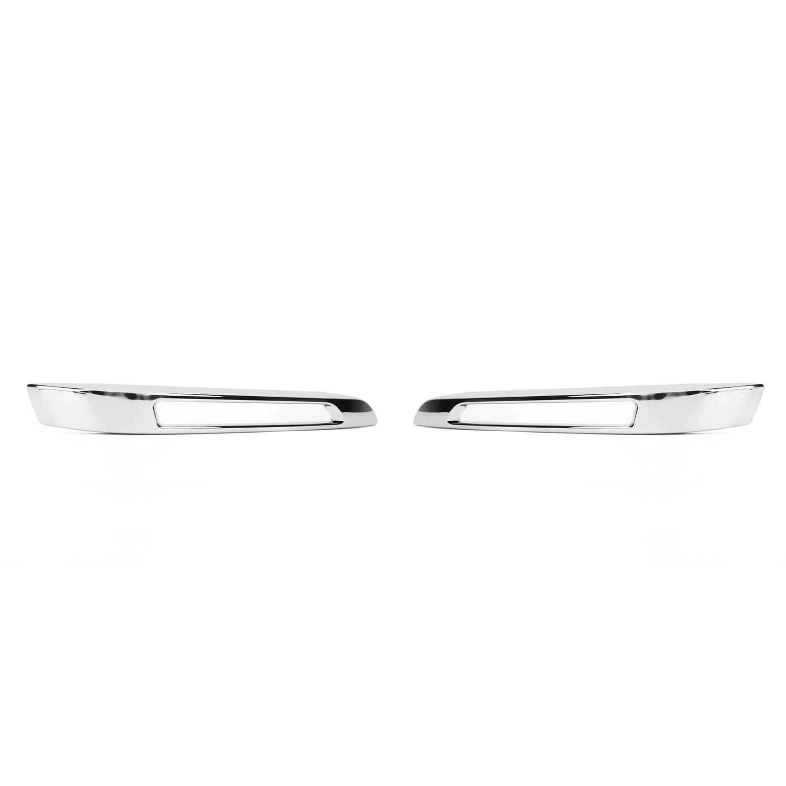 2pcs Fog Lamp Grille Chrome Molding Trim Cover Replacement for Benz GLK?Class X204 Standard