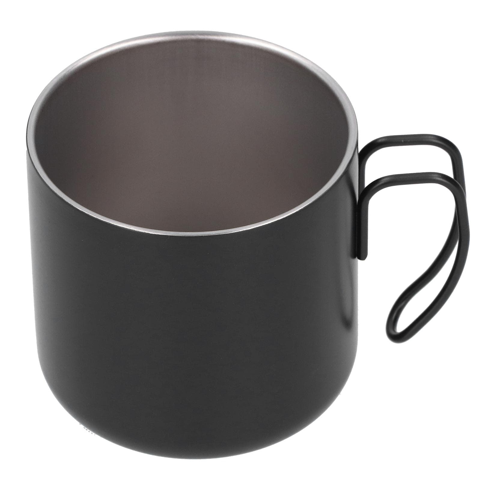 400ml Coffee Mug 304 Stainless Steel Drinkware Portable Tea Cup for Bar Home Office without black