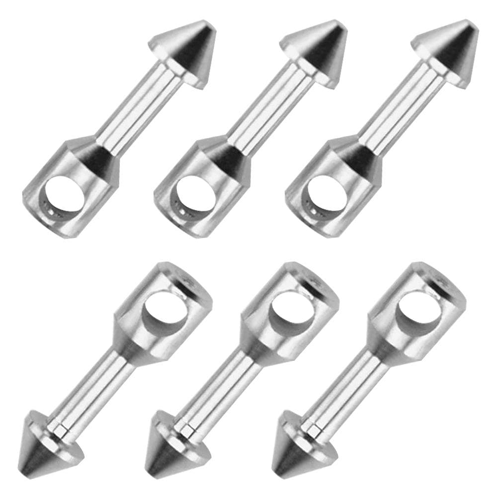 6 PCS 316 Stainless Steel Wishbone Spearfishing Speargun Bands Durable Spearfishing Wishbone silver