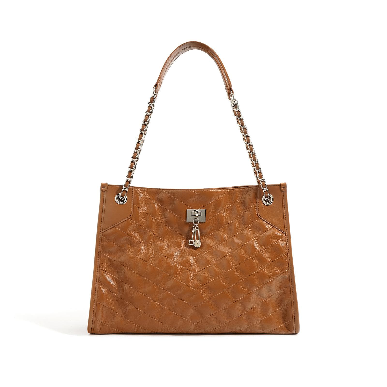 Large Capacity Diamond Chain Bag for Women with Niche Fashion Commuting One-shoulder Crossbody Stray Tote Bag