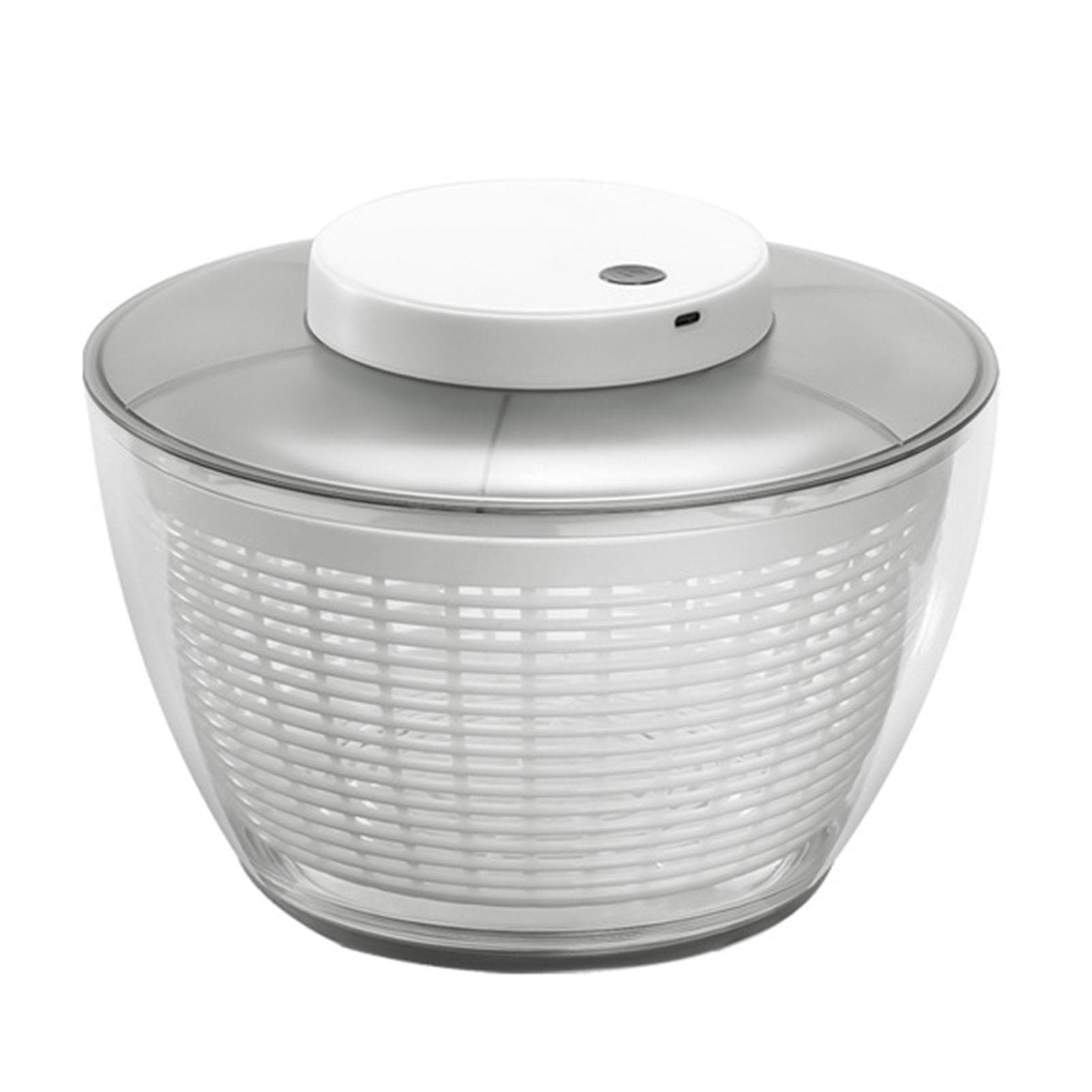 Electric Vegetable Dryer Multi Functional One Handed Easy Press Large Capacity Lettuce Cleaner