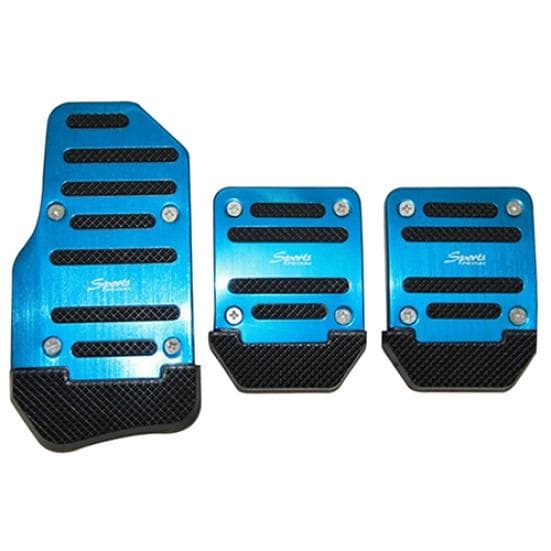 Car Non-slip Pedal Manual Car Brake Clutch Accelerator Antiskid Foot Treadle blue