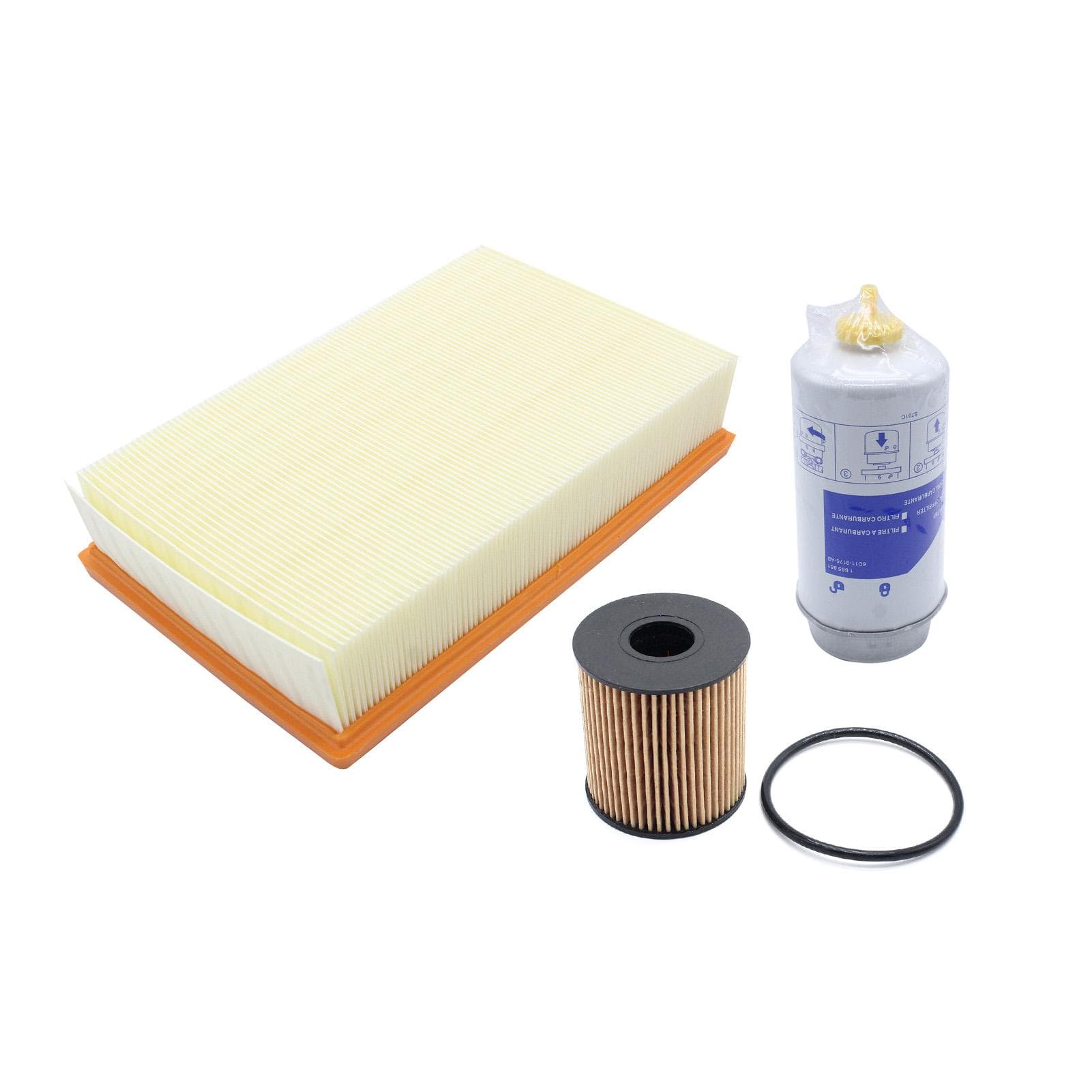 4 PCS Filter Service Kit Oil Air Fuel Replacement for Ford Transit MK7 2.2 Tdci Fwd 2006 -2011 multicolour