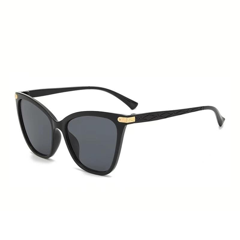 Trendy Retro Cat Eye Sunglasses Slimming Large Frame UV Resistant Driving Sunglasses 8825 Fashionable