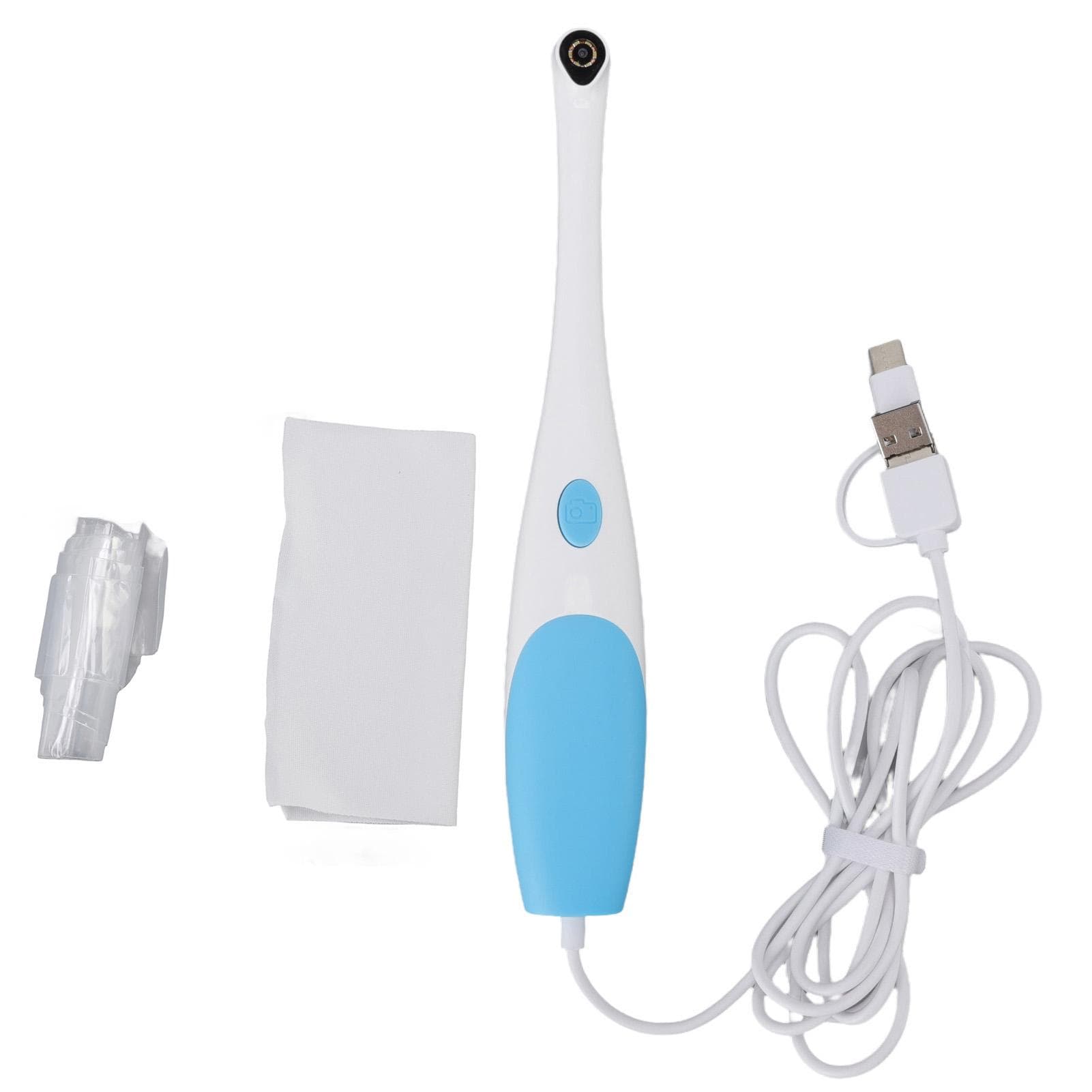 HD Oral Camera 640x480P 6LED 3 In 1 Interface Oxygen Free Copper Core Pet Telescoping Mirror for