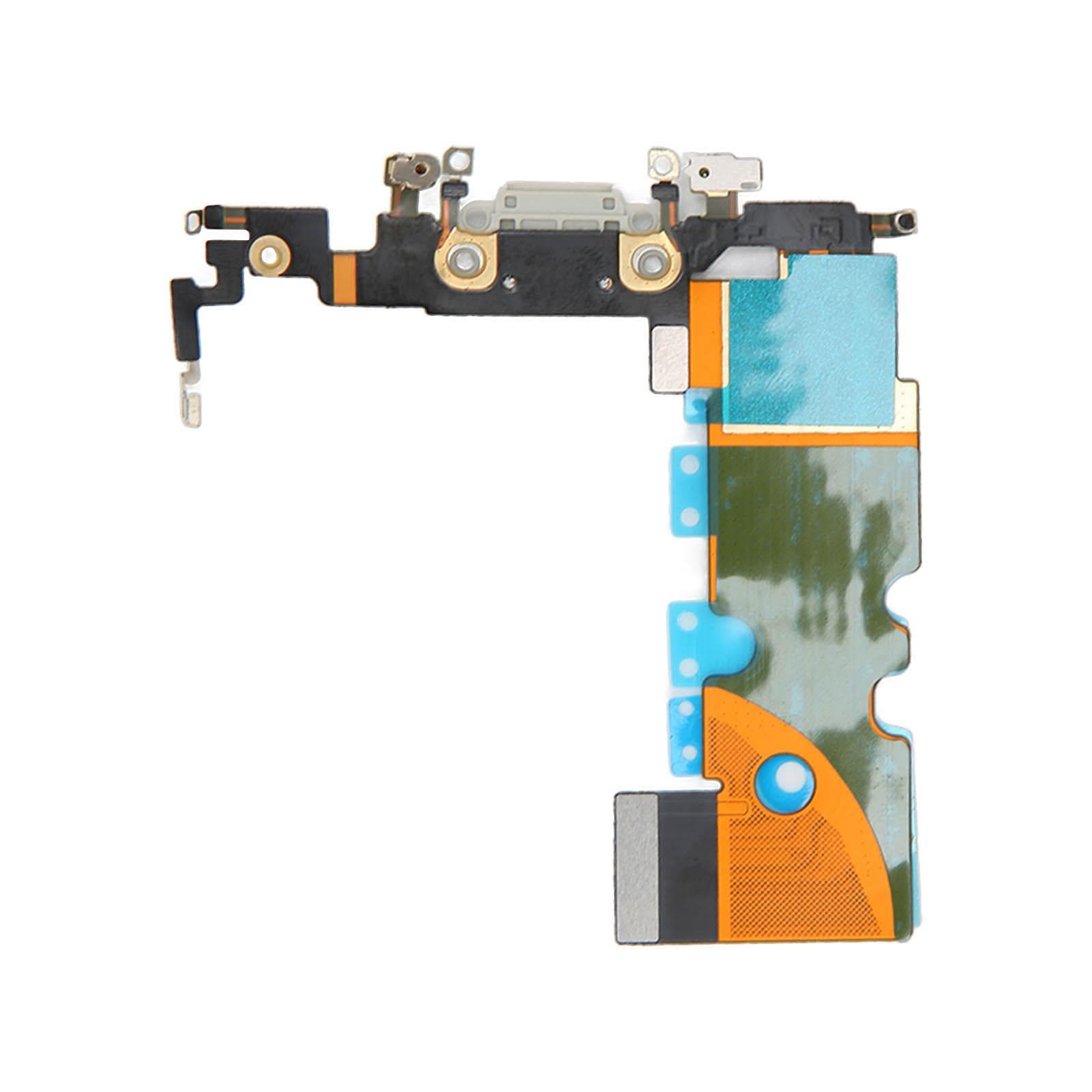 USB Charging Flex Cable Phone Charging Port Connector Flex Cable Replacement for IPhone 8 white