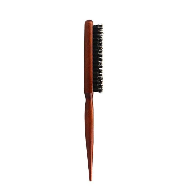 Slim Line Bristle Teasing Brush For Professional Salon Barber Hair Styling Brush 1pc