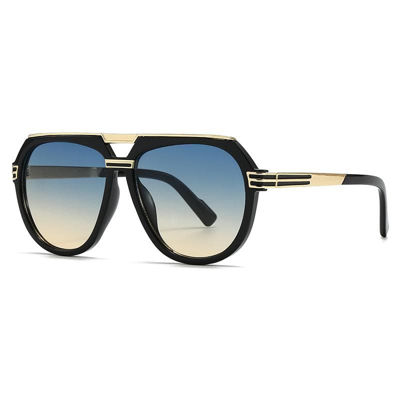 Cross-Border Export Modern Large Frame Men's Sunglasses Ins Style Street Fashion Big-Name Shades Lh