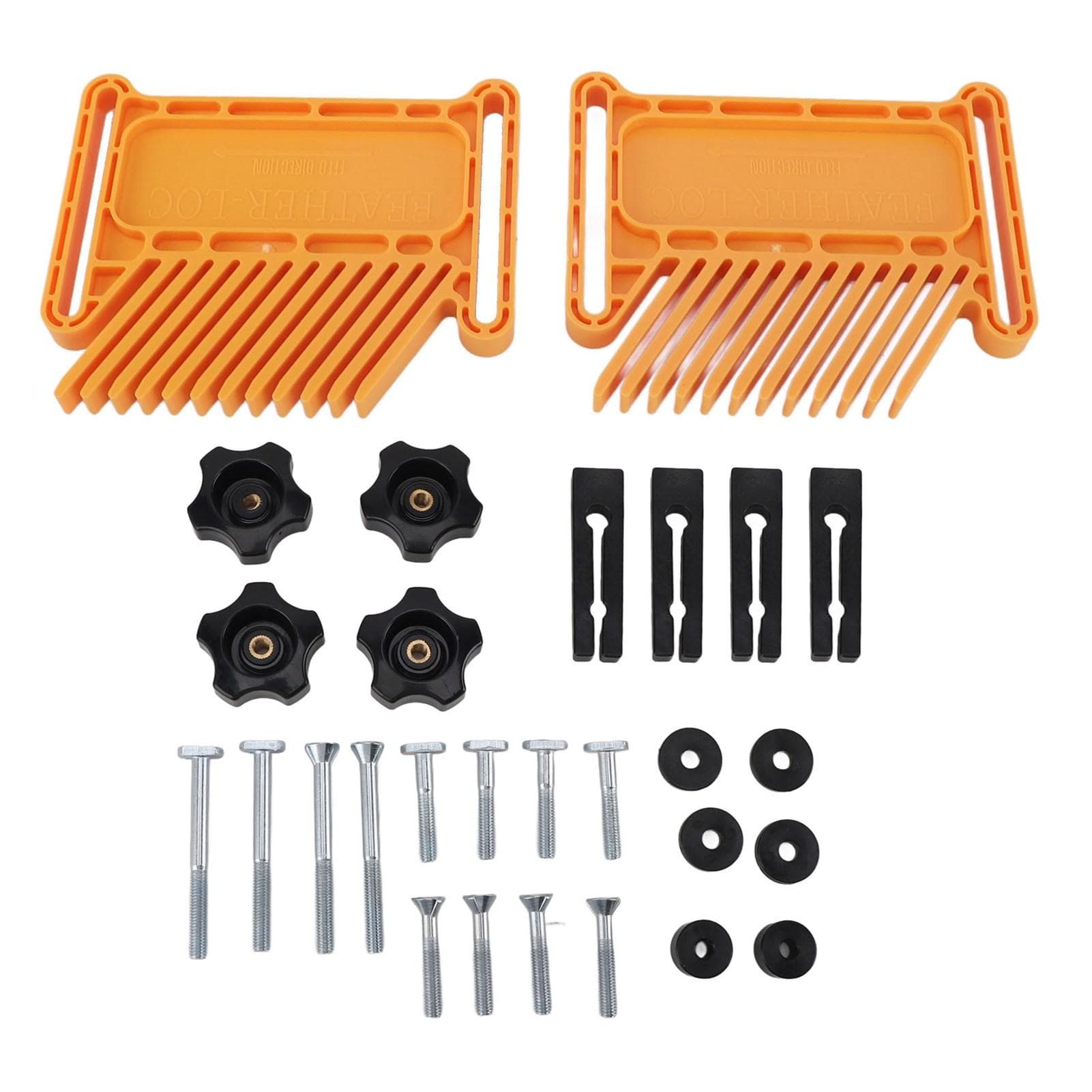 Featherboard Adjustable Woodworking Tools Safety Device Stackable Feather Board for Table Saws