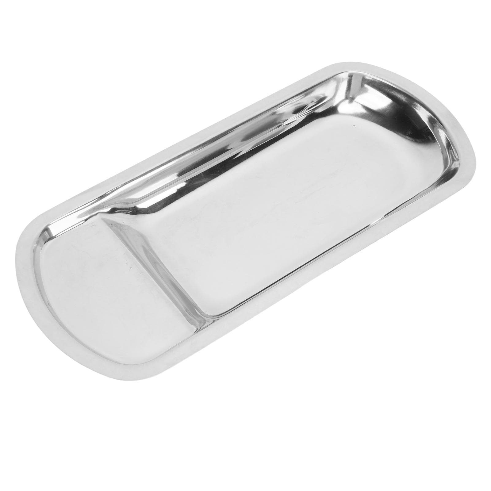 Serving Plate Platter Stainless Steel Tray Hygienic Easy to Clean Compact Versatile Serving L