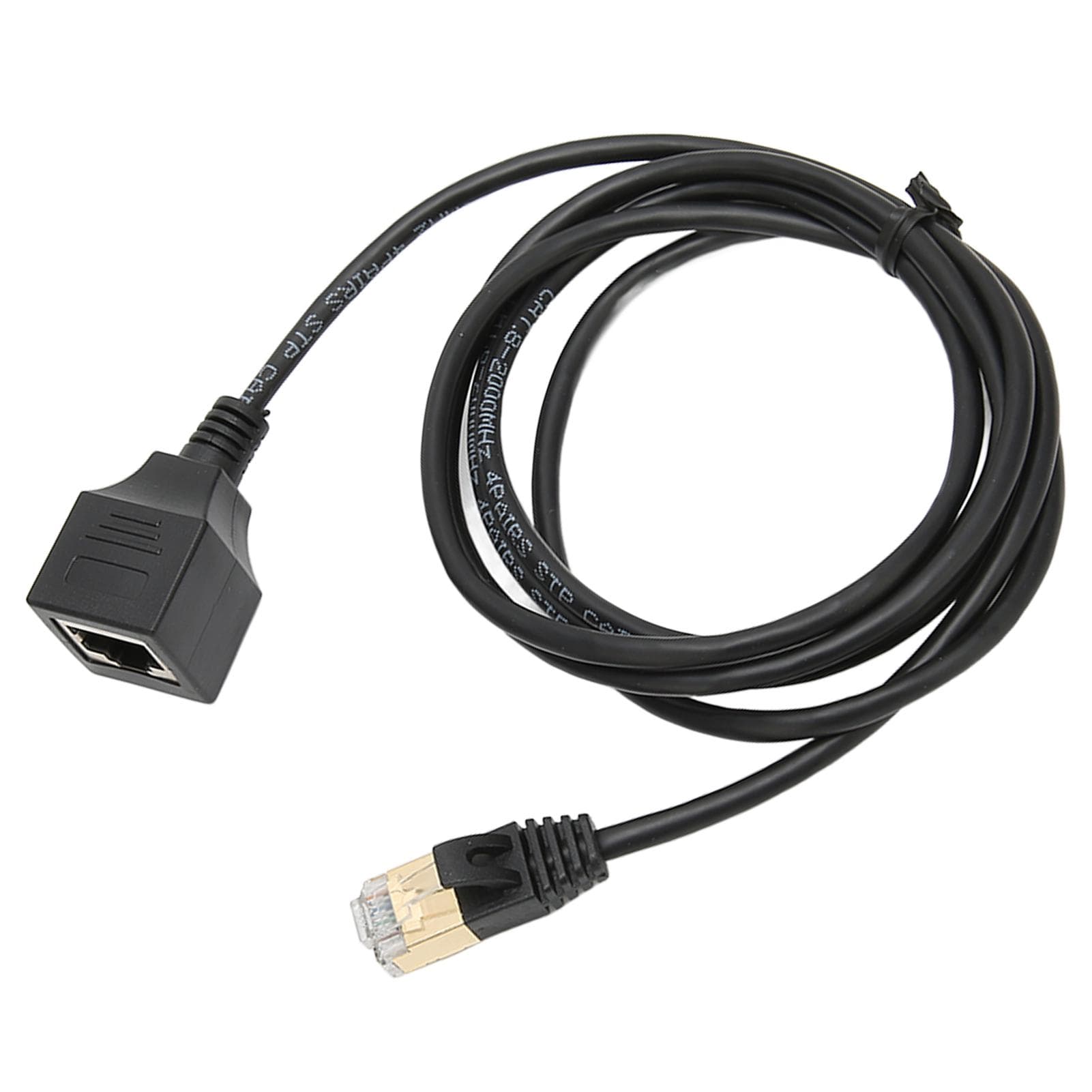 CAT8 Ethernet Cable CAT8 OD 3.8mm Ultra Fine Wire 8P8C 10 Gigabit Male to Female RJ45 Straight Head
