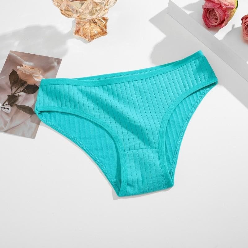 FINETOO  Pure Cotton Panties for Women Plus Size Comfort Sexy Briefs Solid Color Panty Female Underpants XS-6XL XL