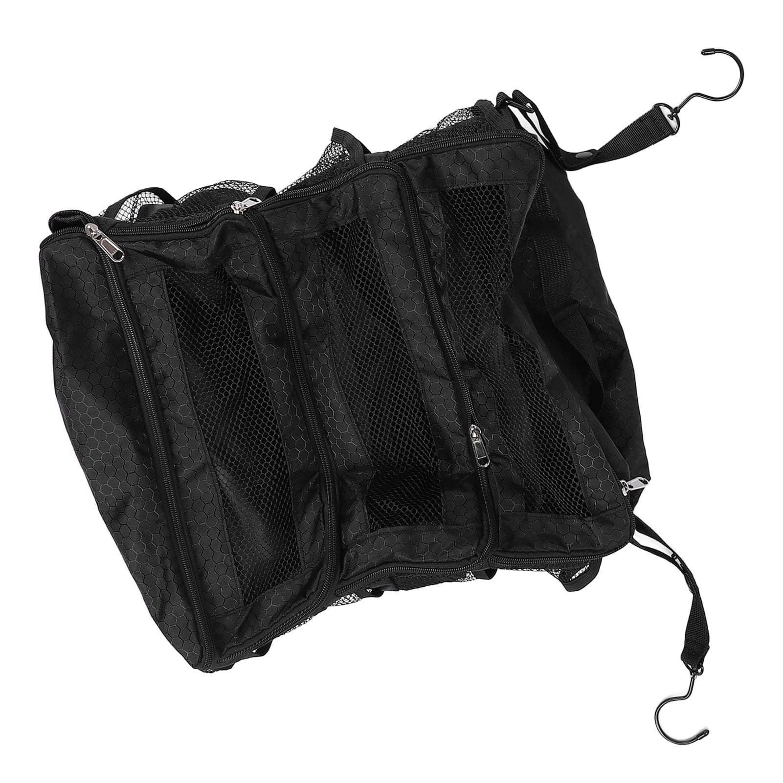 Suitcase Organizer Foldable Portable Travel Carry On Bag Luggage Compression Hanging Packing Cubes black