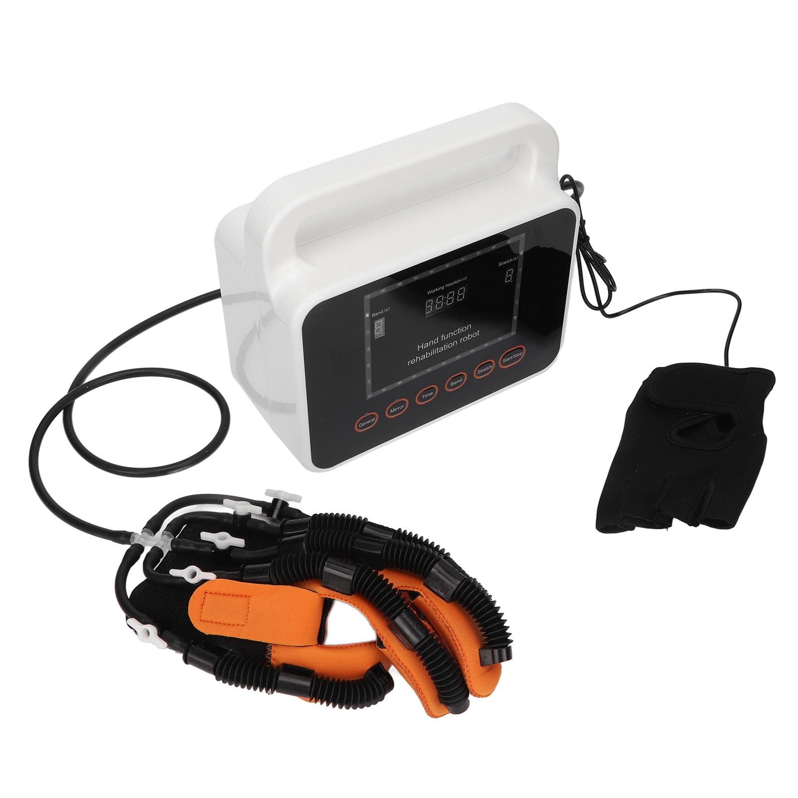 Finger Rehabilitation Robot Glove Air Valve Left Hand Right Mirror LCD Screen Robot Glove Splint L