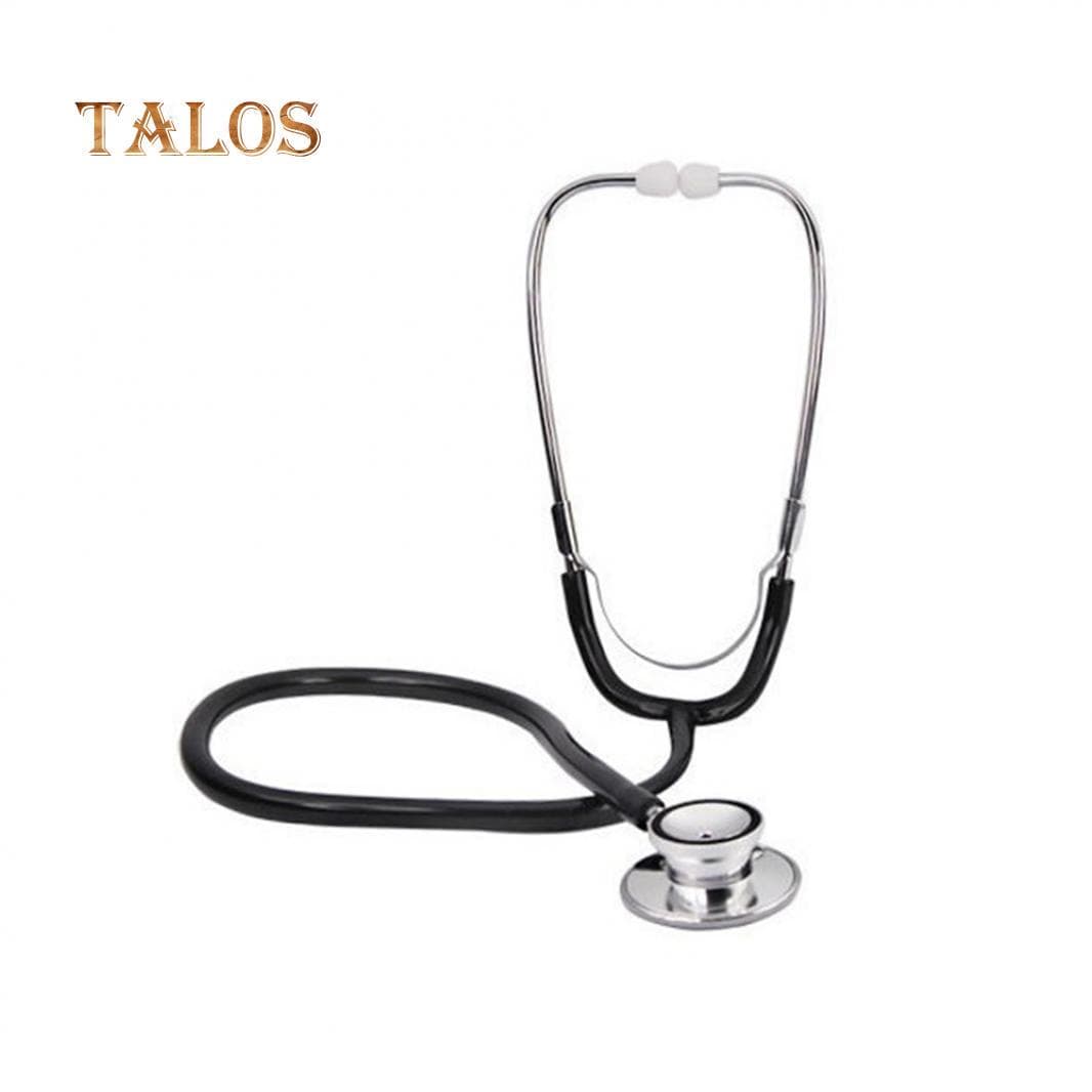 Portable Dual Head Doctors EMT Clinical Stethoscope Medical Auscultation Device Convenient black