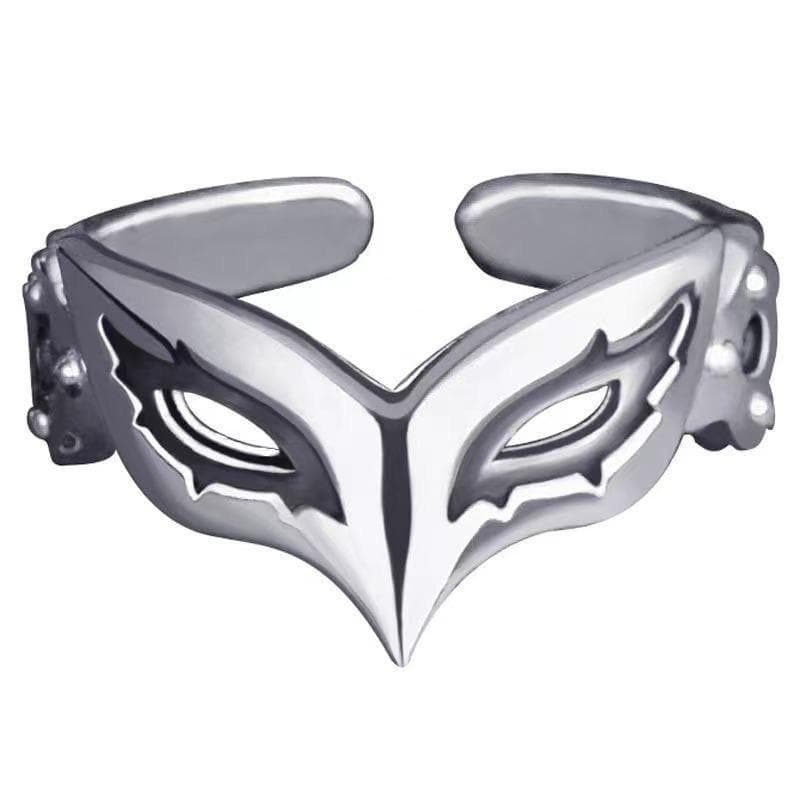 PERSONA Be Your True Mind JOKER Mask Cosplay Ring Unisex Adjustable Opening Rings Jewelry Accessories Gifts resizable