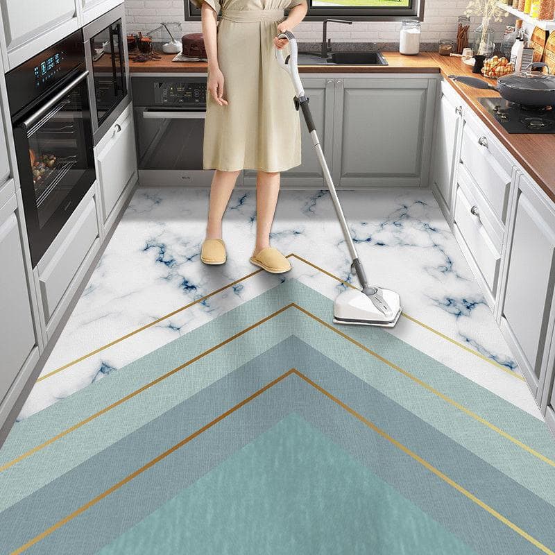 Special floor mat for kitchen Oil proof carpet Waterproof carpet Skid resistant carpet Wipe and wash free Simple carpet door mat 50x80cm