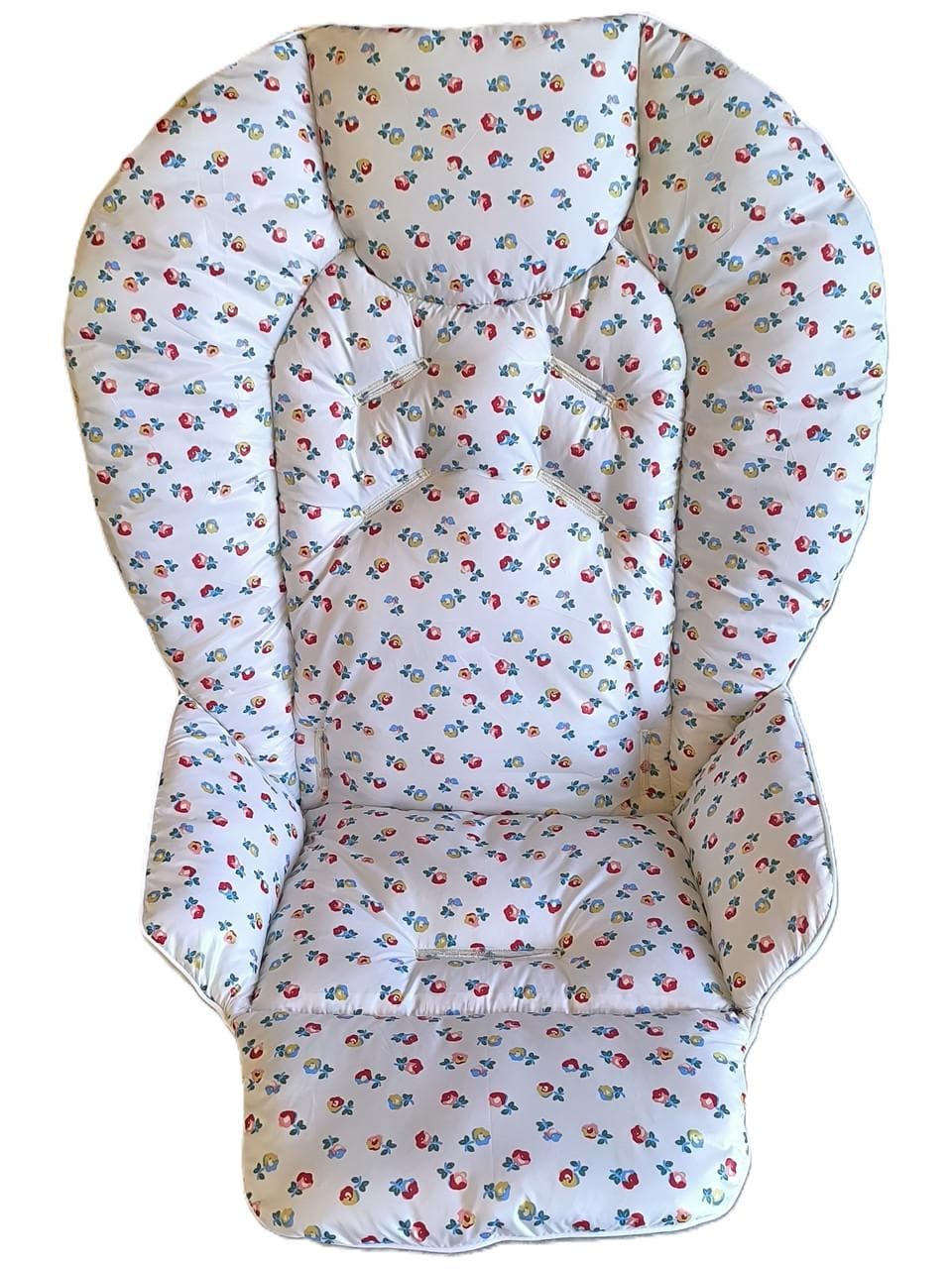 Chicco Polly highchair waterproof cover with pattern, water-repellent highchair insert one size