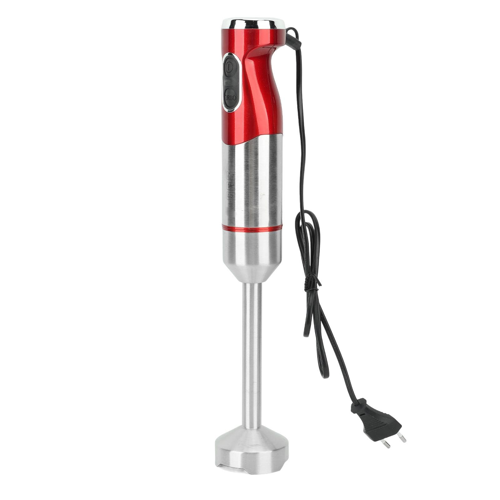 Electric Immersion Hand Blender 800W Stainless Steel Blades Powerful Adjustable Modes Portable L