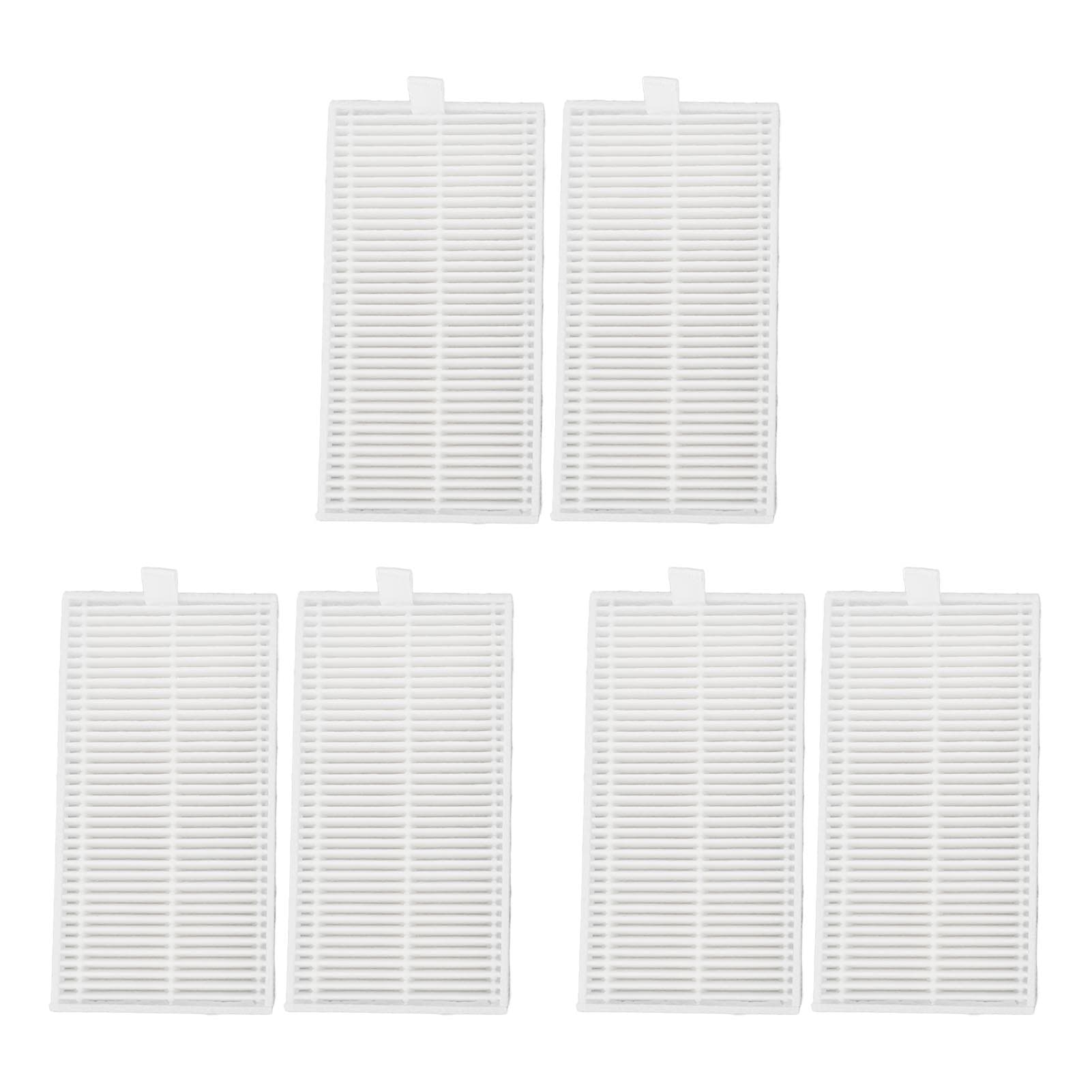 6pcs Robot Vacuum Cleaner ABS Filters for Midea V10 V12 W11 Perfect Fit Robot Vacuum Cleaner