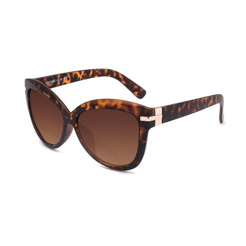 Luxury Cateye Polarized Bifocal Reading Sun Glasses Women Presbyopia Eyeglasses Cat Eye Sunglasses Diopter +1 .0 To +3 .0 Gafas 300