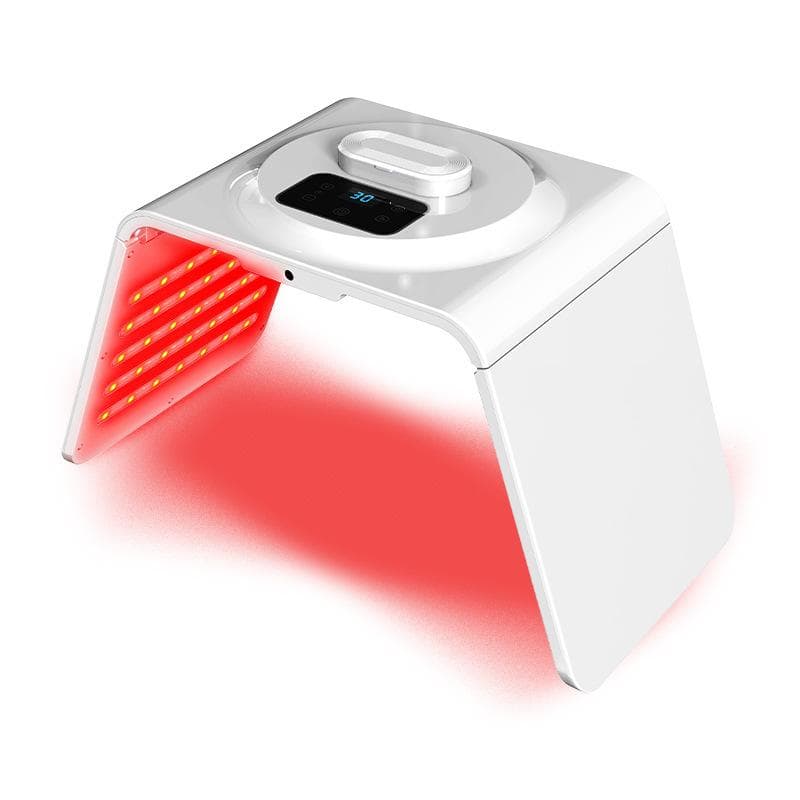 LED Hot and Cold Spray Spectrometer Beauty Instrument Portable Folding Heating Photon Rejuvenation Instrument Beauty Salon white