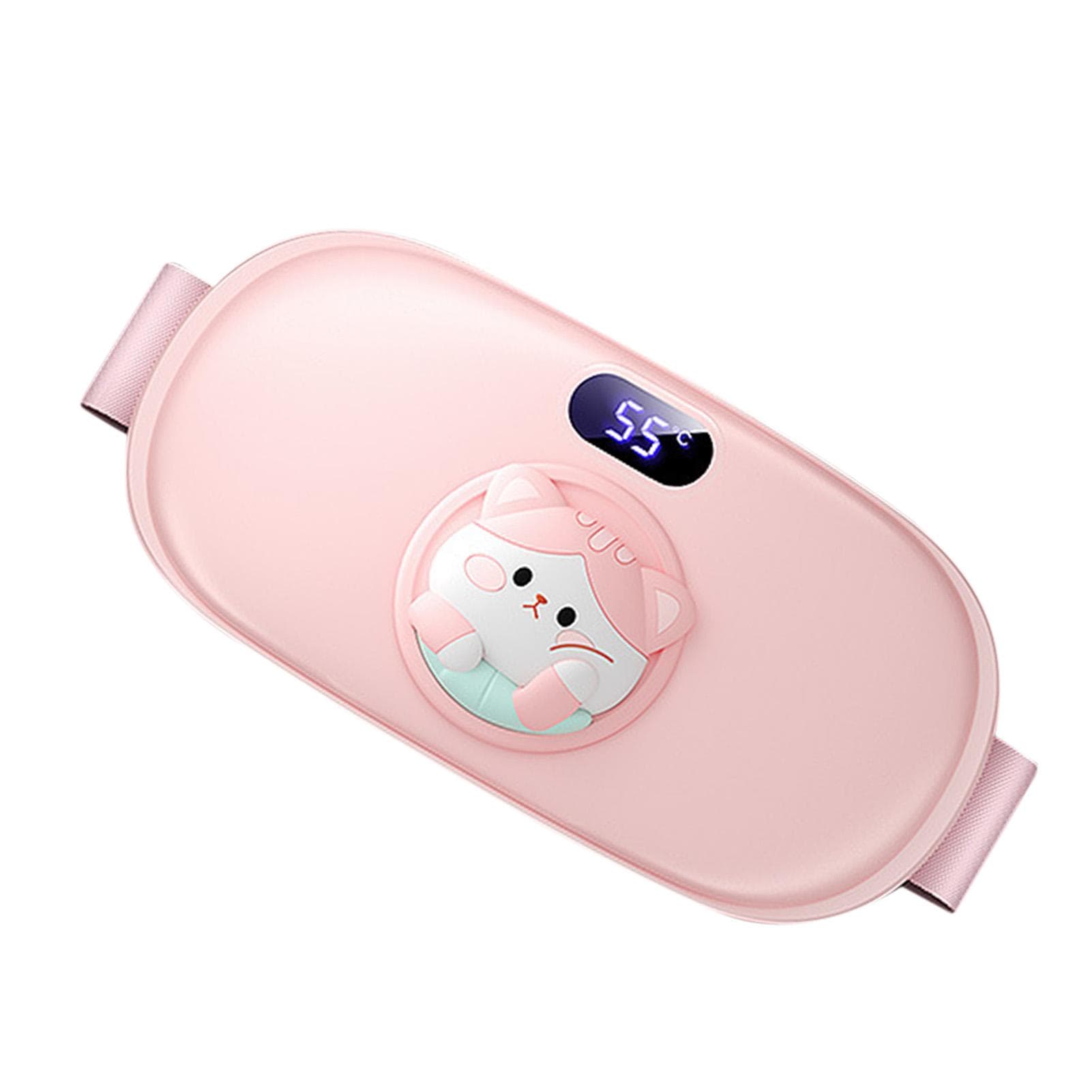 Electric Uterus Warming Belt Improve Blood Circulation Visualized Smart Temperature Control pink