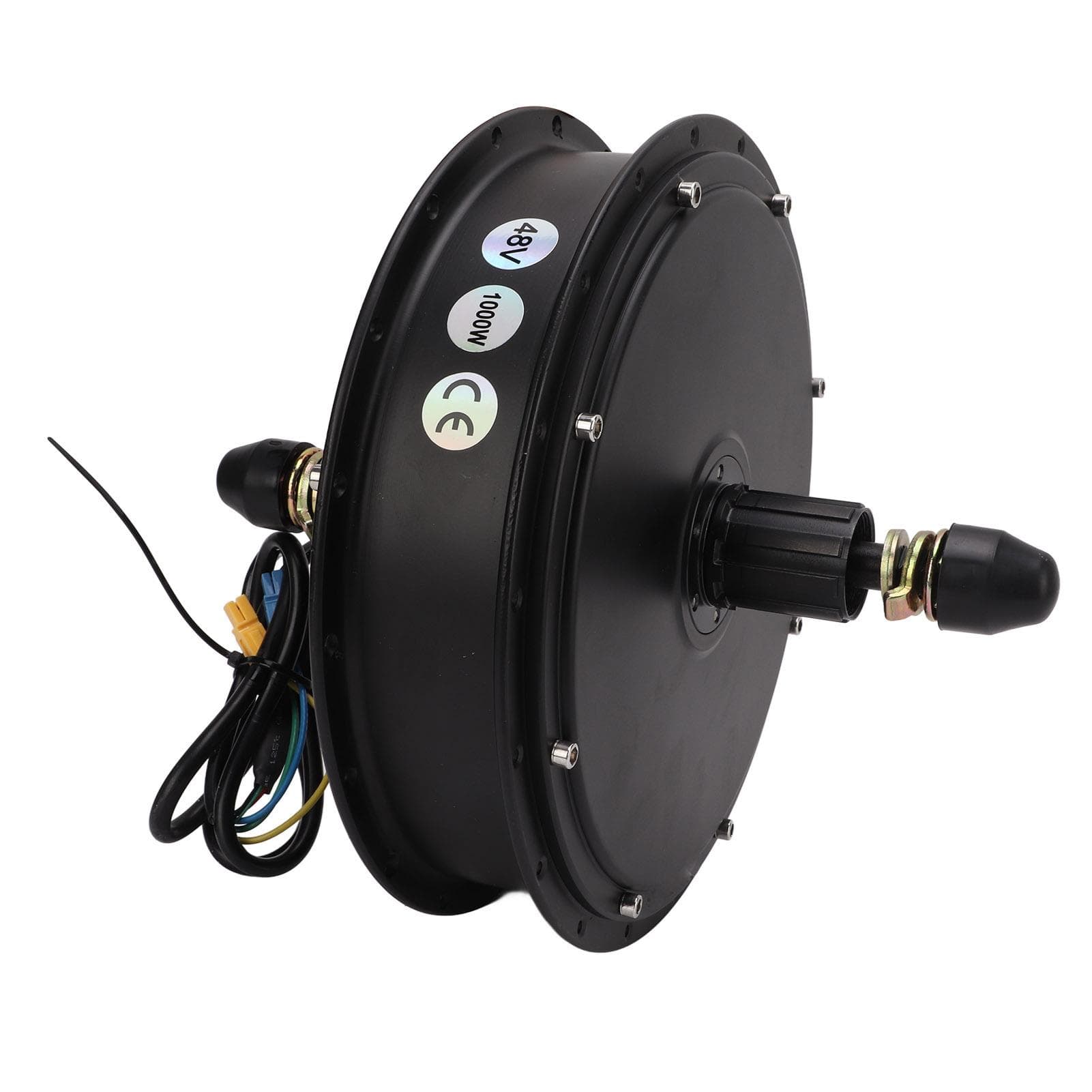 Electric Bicycle Rear Hub Motor 48V 1000W Rear Drive Flywheel Motor for Snowmobile Fat Tires