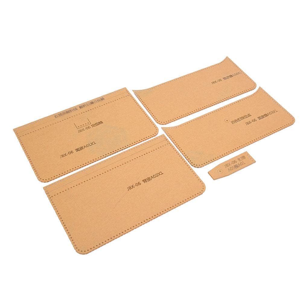 Mobile Phone Bag Acrylic Making Template Set Long Wallet Handbag Stencil Leather Craft Tool