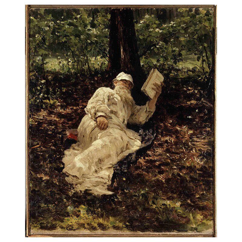 Full Round Drill 5D DIY Diamond Painting Old Man Reading A Book Embroidery Cross Stitch 20X30CM