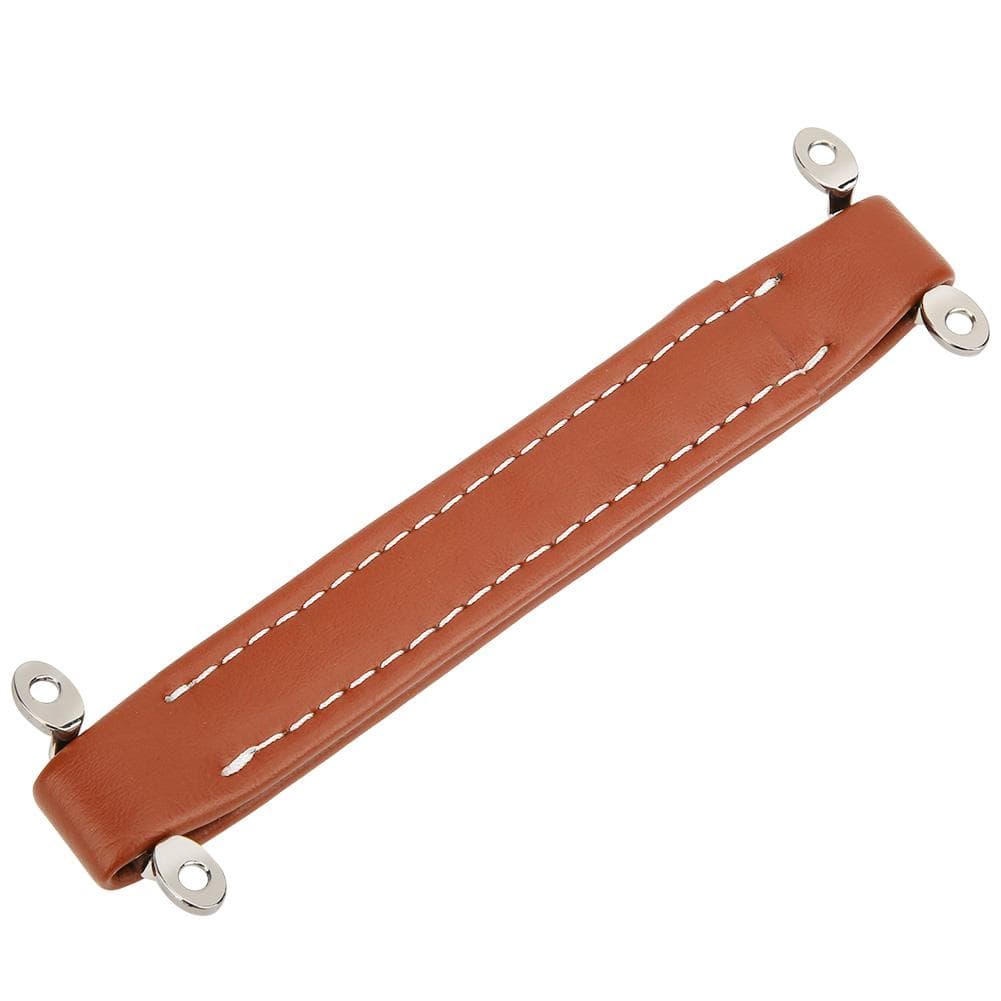 Amp Handle Rough Textured Embossed PU Leather Audio Accessory Orange for Guitar Speaker