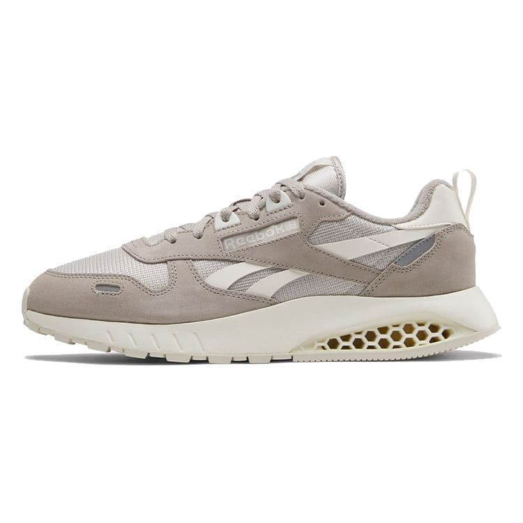 Reebok Classic Leather Hexalite Ash Unisex Sneakers Grey Moonstone Chalk 100074409 43