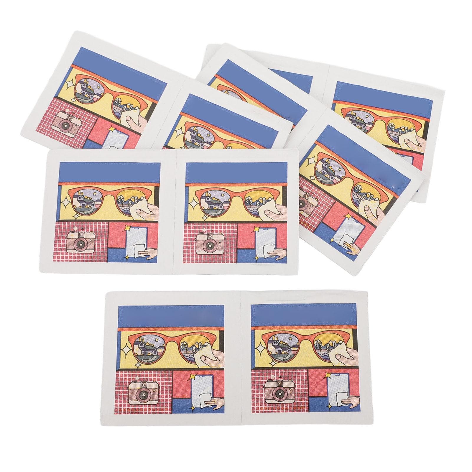 400 Pack Lens Cleaning Wipes Individually Wrapped Pre Moistened Eye Glasses Cleaner Wipes for