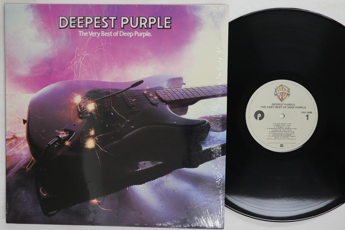 LP Record DEEP PURPLE Deepest Purple The Very Best Of D PRK3486 WARNER BROS 1980 US Rock Used