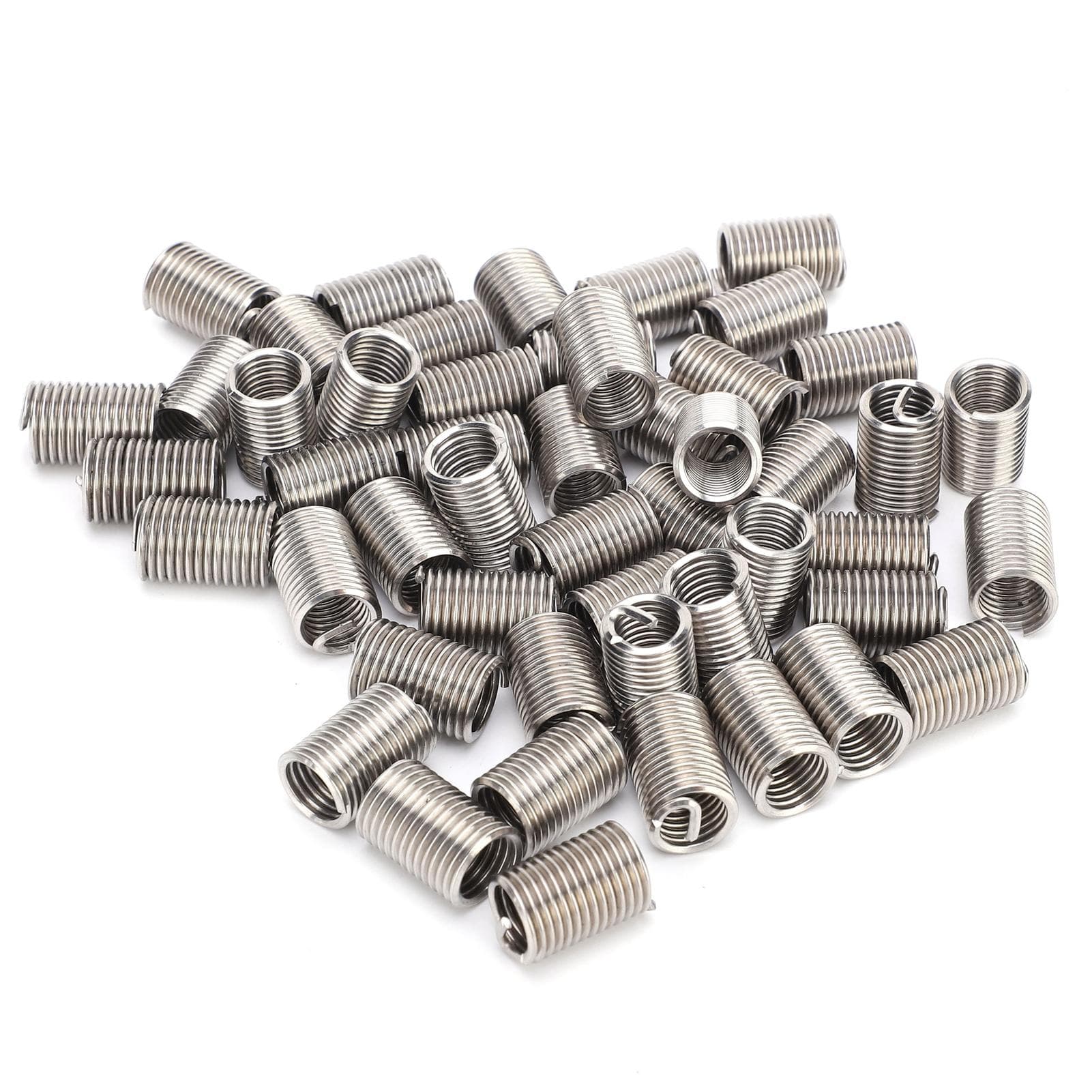 50Pcs Wire Thread Insert Sleeve Bushing Screw Protective Coil Screw Repair Nut Kit M10 x 1.52.5D