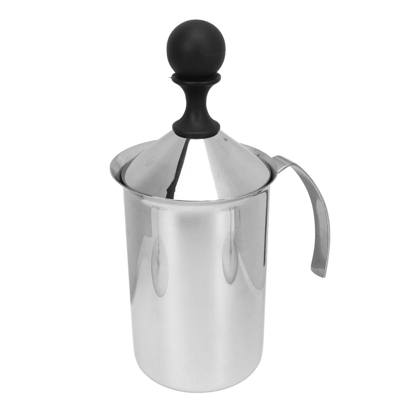Coffee Frother Double Layer Versatile Manual Stainless Steel Milk Foamer for Home Coffee Shops