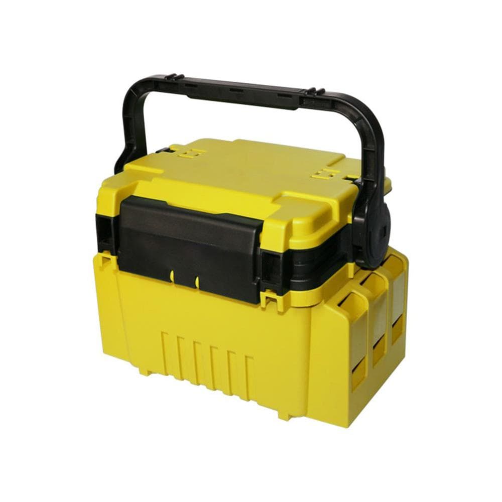 Fishing Tackle Box Travel Fishing Case Box for Fished Gear Fishing Lures Hook Box Tools yellow