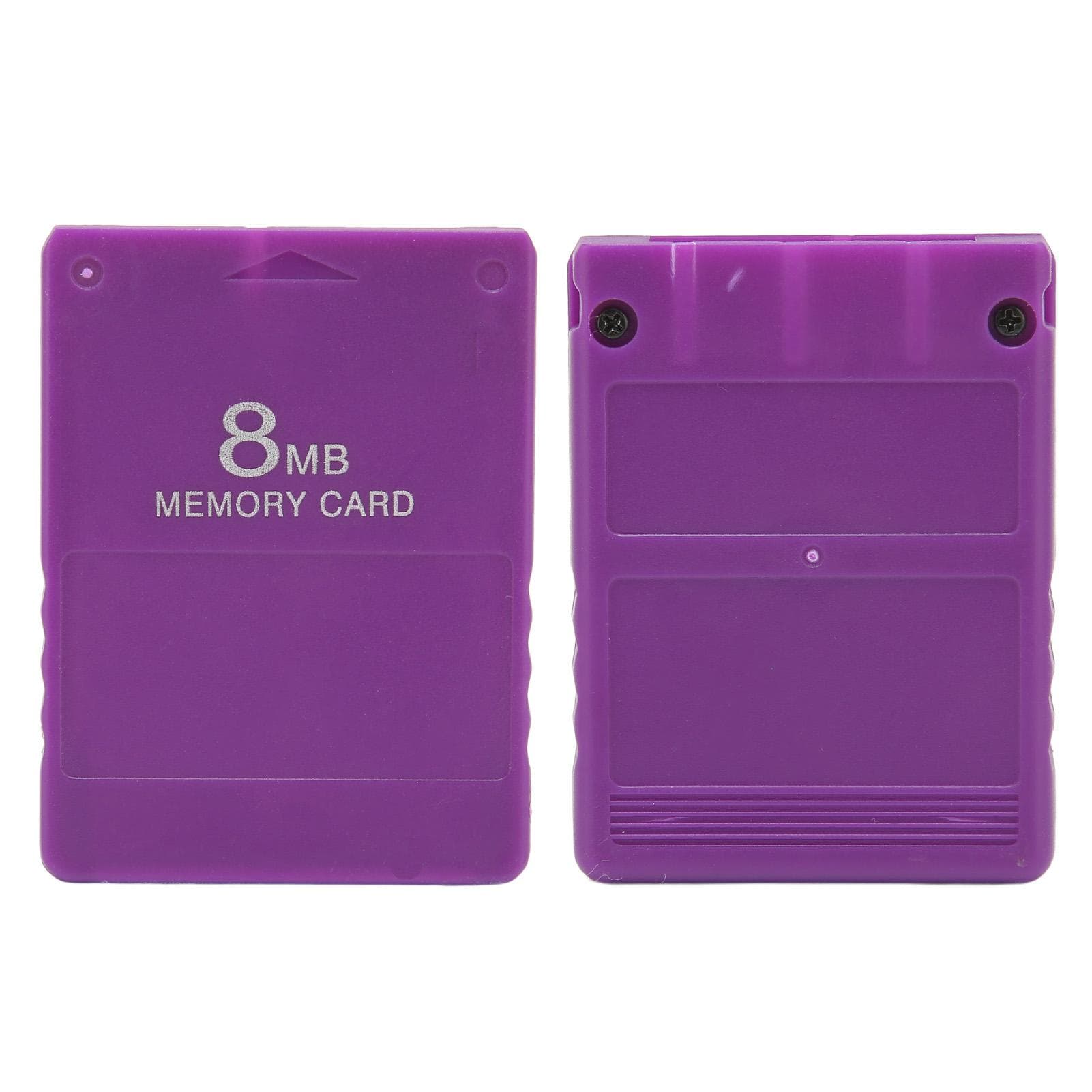 For PS2 8MB Memory Card Plug and Play FMCB1.966 High Speed Game Memory Card AccessoriesPurple purple