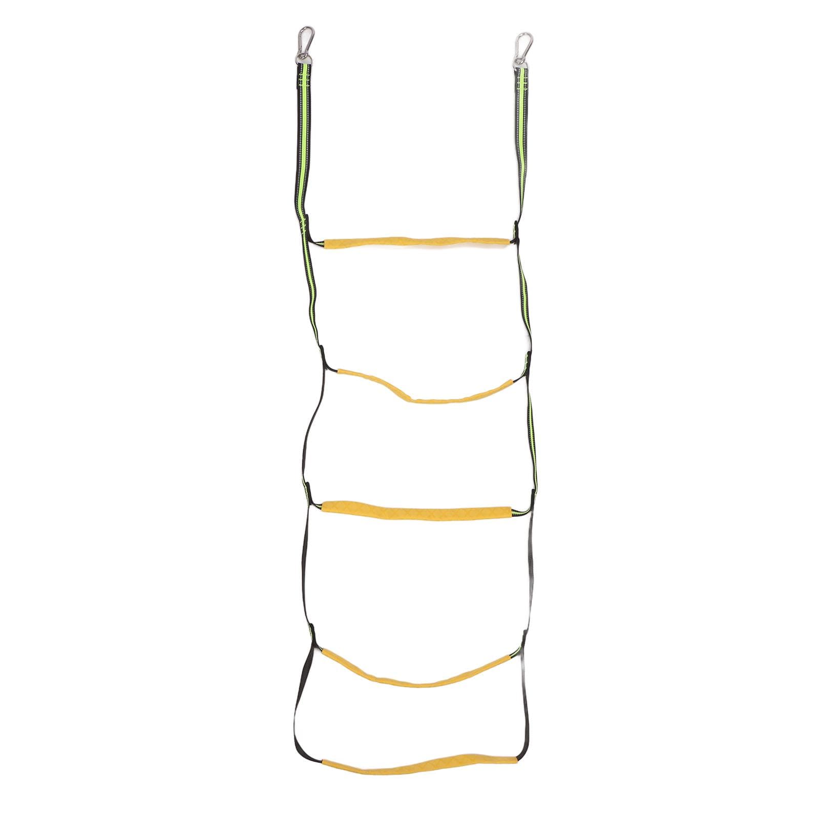 Boat Rope Ladder Portable 5 Step Folding Marine Rope Ladder for Inflatable Boat Home Beauty Salon
